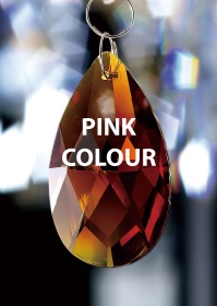 C20057  Crystal Pendalogue, No Ring Or Pin Included 50mm